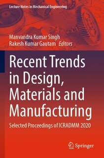 Front cover_Recent Trends In Design, Materials And Manufacturing