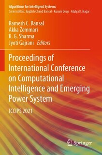 Front cover_Proceedings of International Conference on Computational Intelligence and Emerging Power System