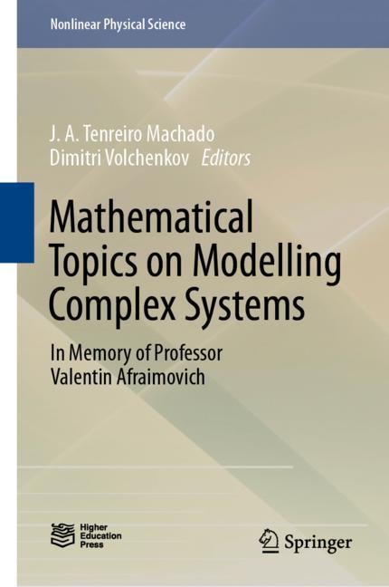 Couverture_Mathematical Topics On Modelling Complex Systems