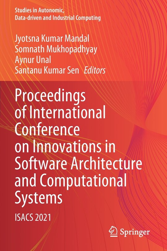 Front cover_Proceedings of International Conference on Innovations in Software Architecture and Computational Systems