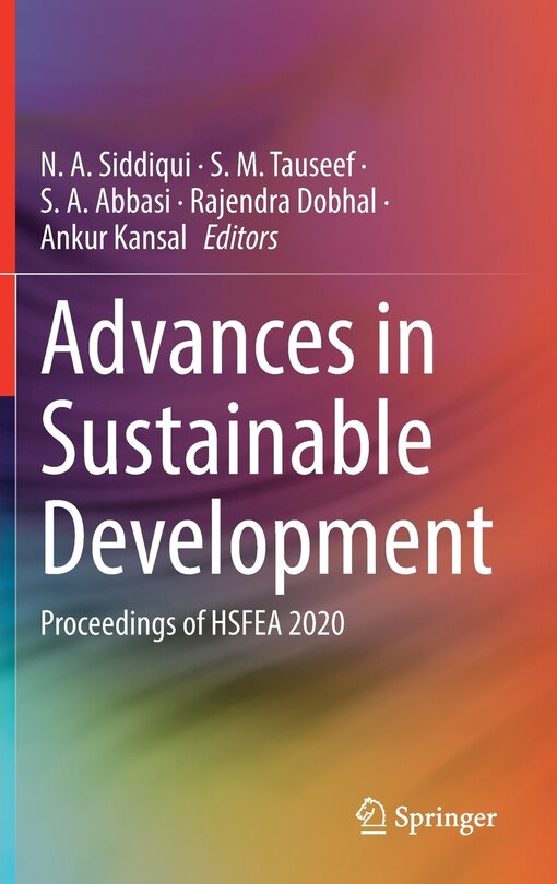 Front cover_Advances In Sustainable Development