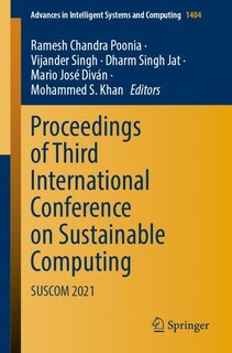 Front cover_Proceedings Of Third International Conference On Sustainable Computing