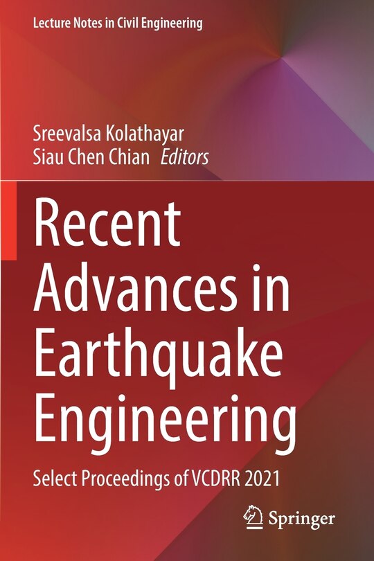 Couverture_Recent Advances in Earthquake Engineering