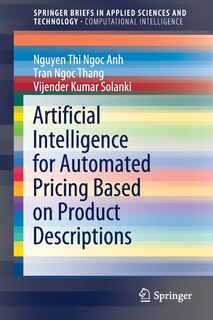 Couverture_Artificial Intelligence For Automated Pricing Based On Product Descriptions