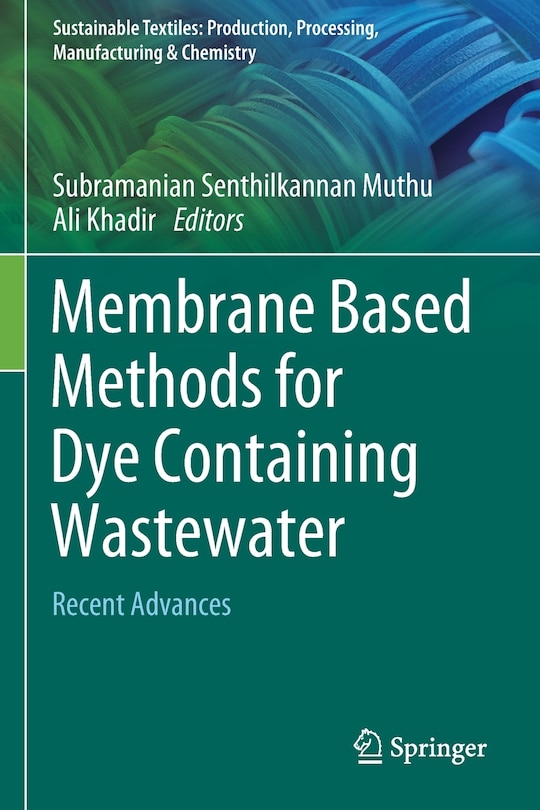 Couverture_Membrane Based Methods for Dye Containing Wastewater