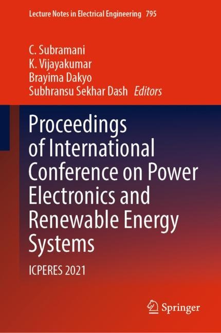 Front cover_Proceedings Of International Conference On Power Electronics And Renewable Energy Systems