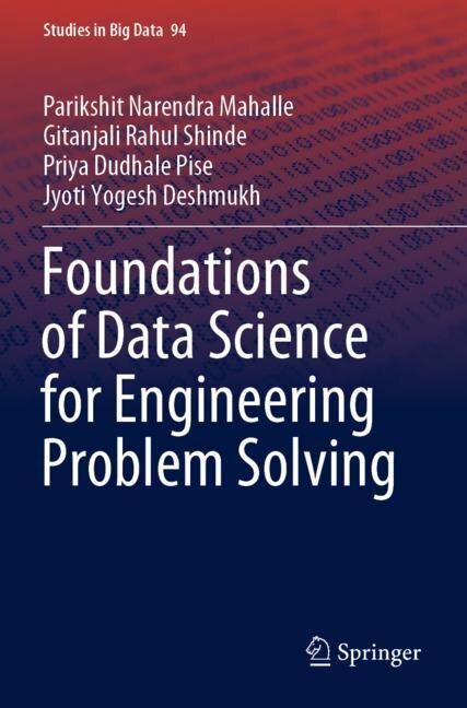 Front cover_Foundations of Data Science for Engineering Problem Solving