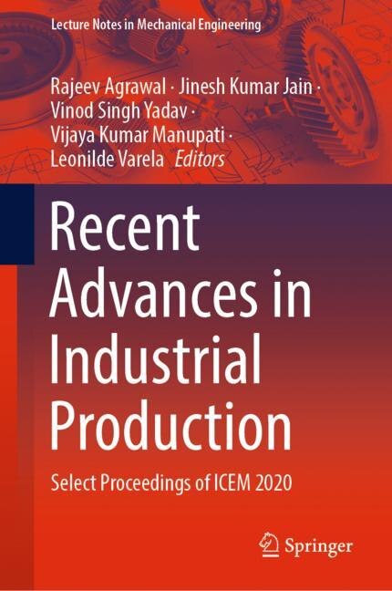 Front cover_Recent Advances In Industrial Production
