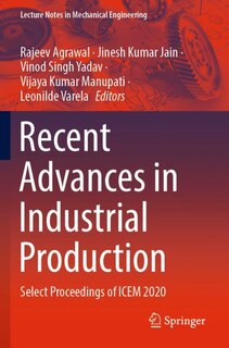 Front cover_Recent Advances in Industrial Production