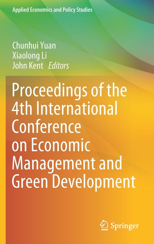 Couverture_Proceedings Of The 4th International Conference On Economic Management And Green Development