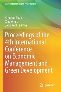 Couverture_Proceedings of the 4th International Conference on Economic Management and Green Development