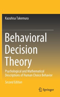 Front cover_Behavioral Decision Theory