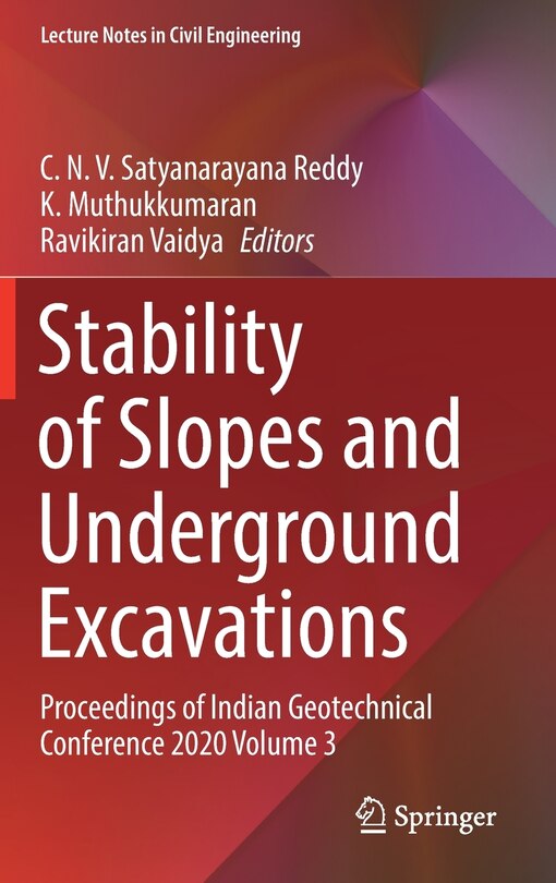 Couverture_Stability Of Slopes And Underground Excavations