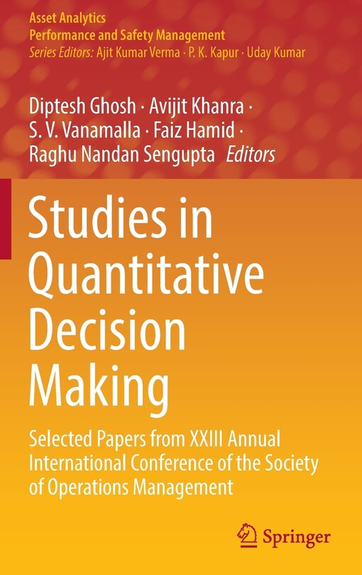 Front cover_Studies In Quantitative Decision Making