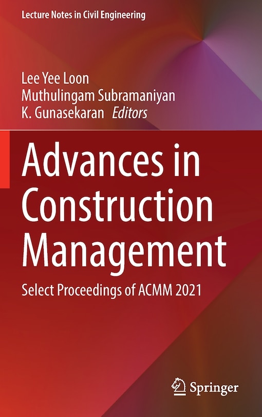Front cover_Advances In Construction Management