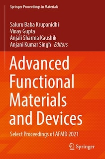 Front cover_Advanced Functional Materials and Devices