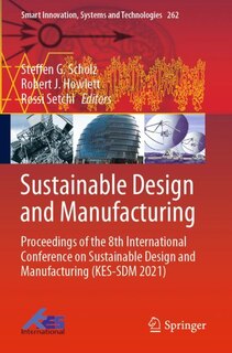 Couverture_Sustainable Design and Manufacturing