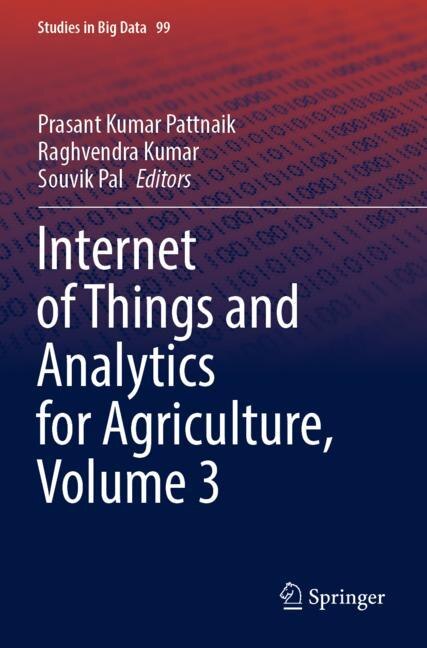 Front cover_Internet of Things and Analytics for Agriculture, Volume 3