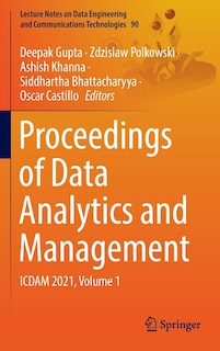 Couverture_Proceedings Of Data Analytics And Management