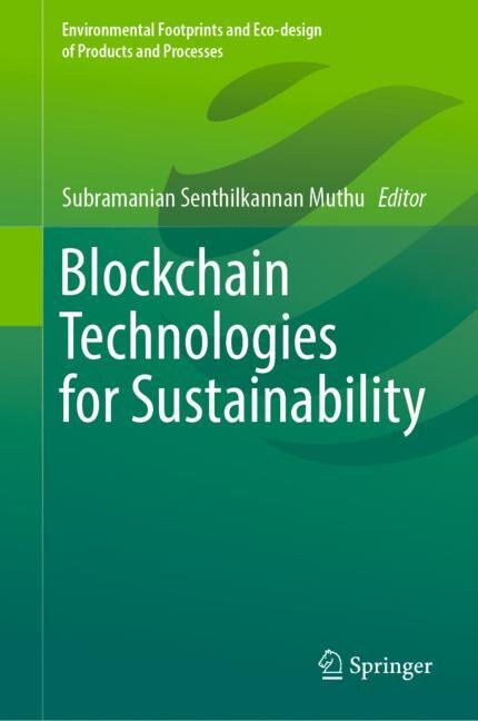 Couverture_Blockchain Technologies For Sustainability