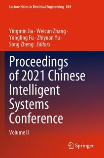 Couverture_Proceedings of 2021 Chinese Intelligent Systems Conference