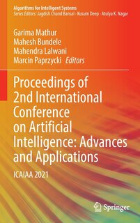 Couverture_Proceedings Of 2nd International Conference On Artificial Intelligence