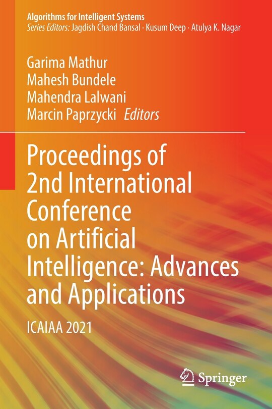 Couverture_Proceedings of 2nd International Conference on Artificial Intelligence
