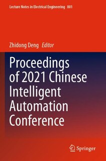 Couverture_Proceedings of 2021 Chinese Intelligent Automation Conference