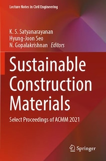 Front cover_Sustainable Construction Materials