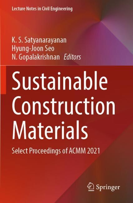 Front cover_Sustainable Construction Materials