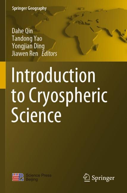 Front cover_Introduction to Cryospheric Science