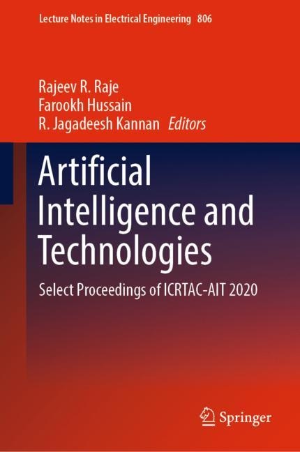 Front cover_Artificial Intelligence And Technologies