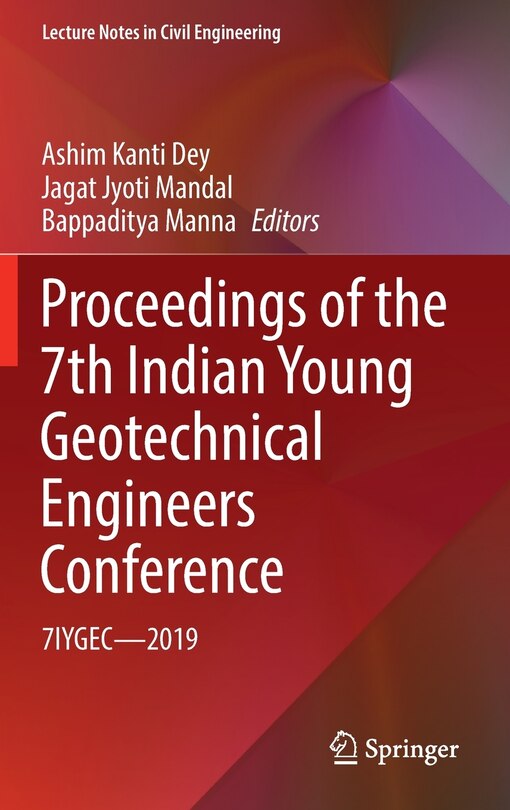Front cover_Proceedings Of The 7th Indian Young Geotechnical Engineers Conference