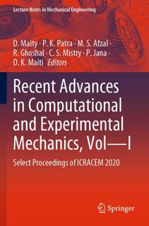 Couverture_Recent Advances in Computational and Experimental Mechanics, Vol-I
