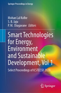 Couverture_Smart Technologies For Energy, Environment And Sustainable Development, Vol 1