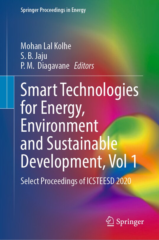 Couverture_Smart Technologies For Energy, Environment And Sustainable Development, Vol 1