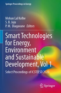 Couverture_Smart Technologies for Energy, Environment and Sustainable Development, Vol 1