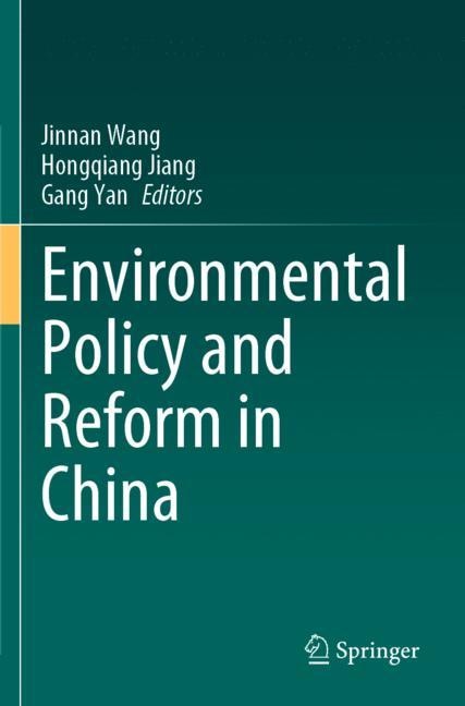 Front cover_Environmental Policy and Reform in China