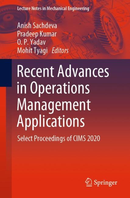 Front cover_Recent Advances In Operations Management Applications