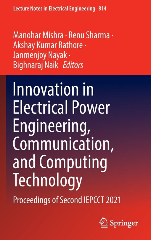 Front cover_Innovation In Electrical Power Engineering, Communication, And Computing Technology