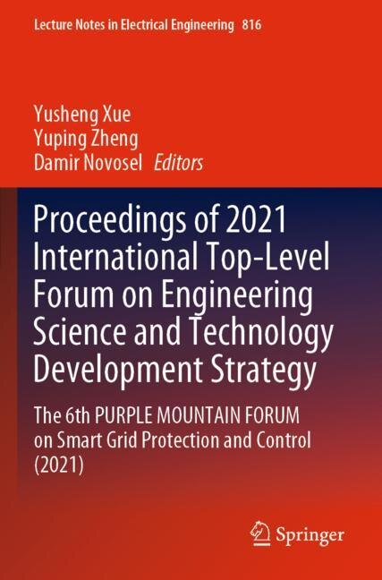Couverture_Proceedings of 2021 International Top-Level Forum on Engineering Science and Technology Development Strategy