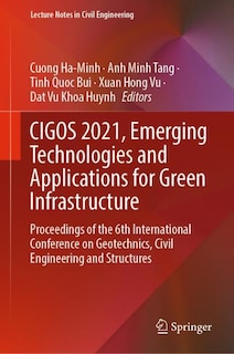 Couverture_Cigos 2021, Emerging Technologies And Applications For Green Infrastructure