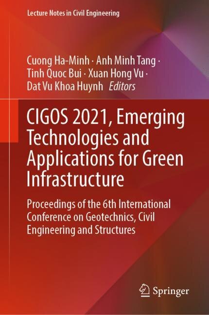 Couverture_Cigos 2021, Emerging Technologies And Applications For Green Infrastructure