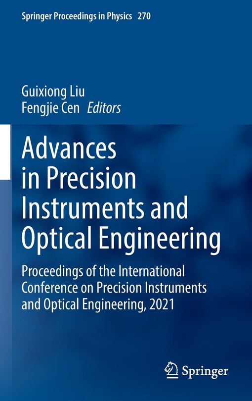 Front cover_Advances In Precision Instruments And Optical Engineering
