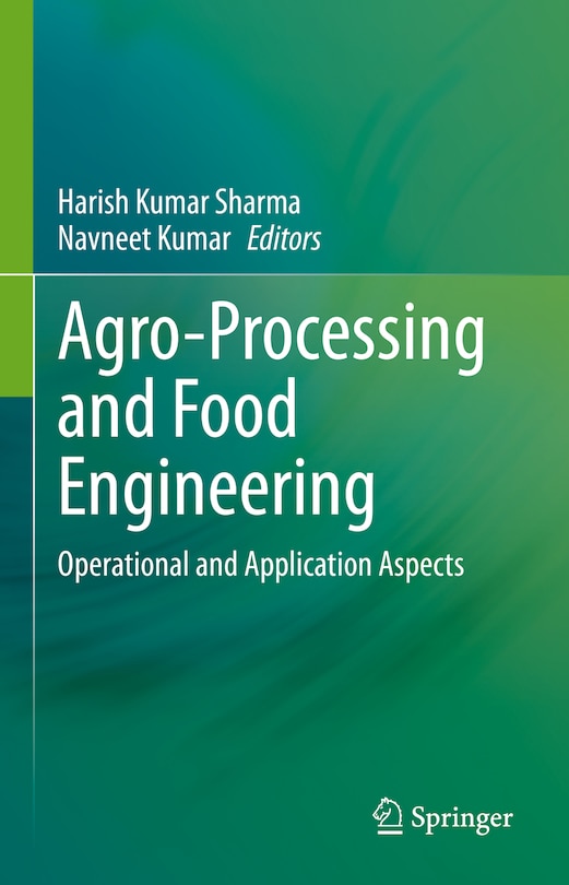 Couverture_Agro-processing And Food Engineering