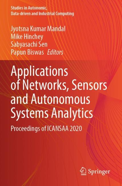 Couverture_Applications of Networks, Sensors and Autonomous Systems Analytics