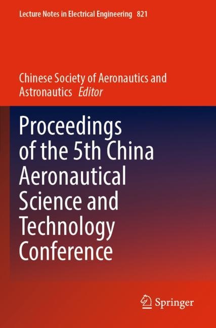 Front cover_Proceedings of the 5th China Aeronautical Science and Technology Conference