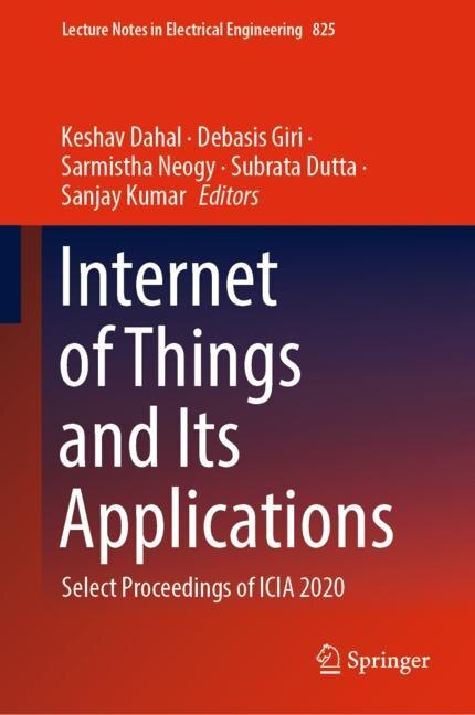 Front cover_Internet Of Things And Its Applications