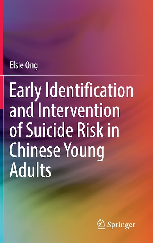 Couverture_Early Identification And Intervention Of Suicide Risk In Chinese Young Adults