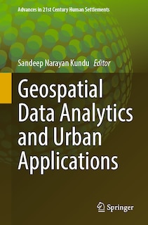 Front cover_Geospatial Data Analytics and Urban Applications